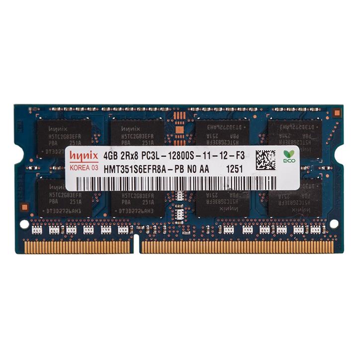 رم لپ تاپ هاینیکس مدل DDR3 12800S MHz ظرفیت 4 گیگابایت Hynix DDR3 12800s MHz RAM - 4GB